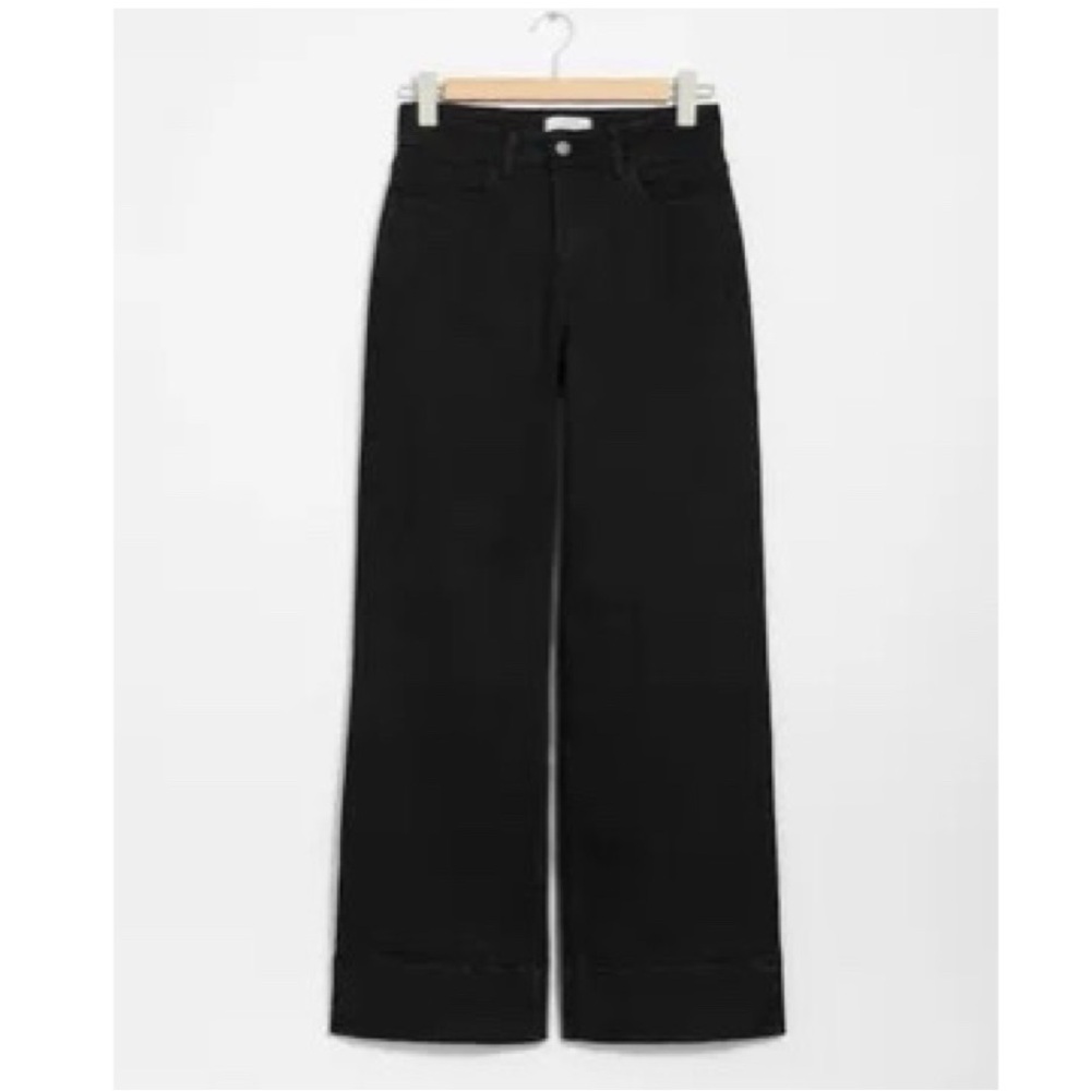 & Other Stories wide leg flare jeans 10